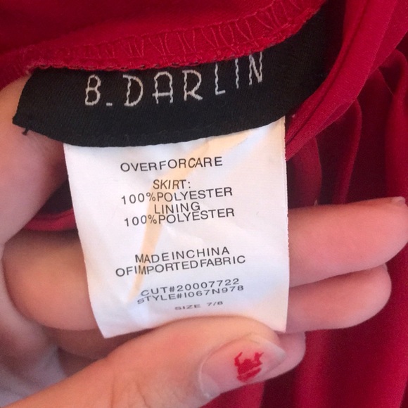 Red Homecoming/Prom Dress || 2 piece - Picture 5 of 5